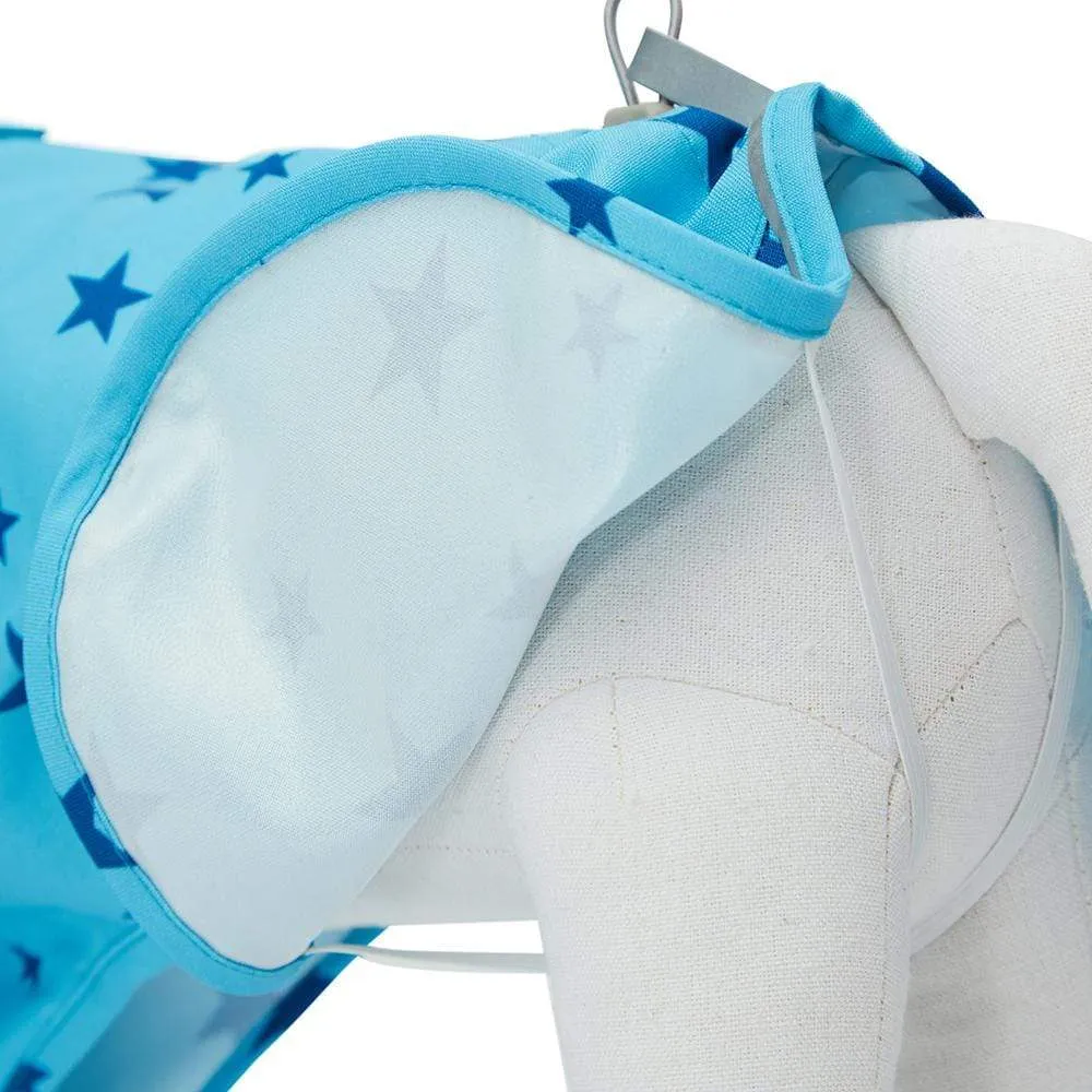 Waterproof Blue Reflective Dog Raincoat with 2 Legs - Safe Fit