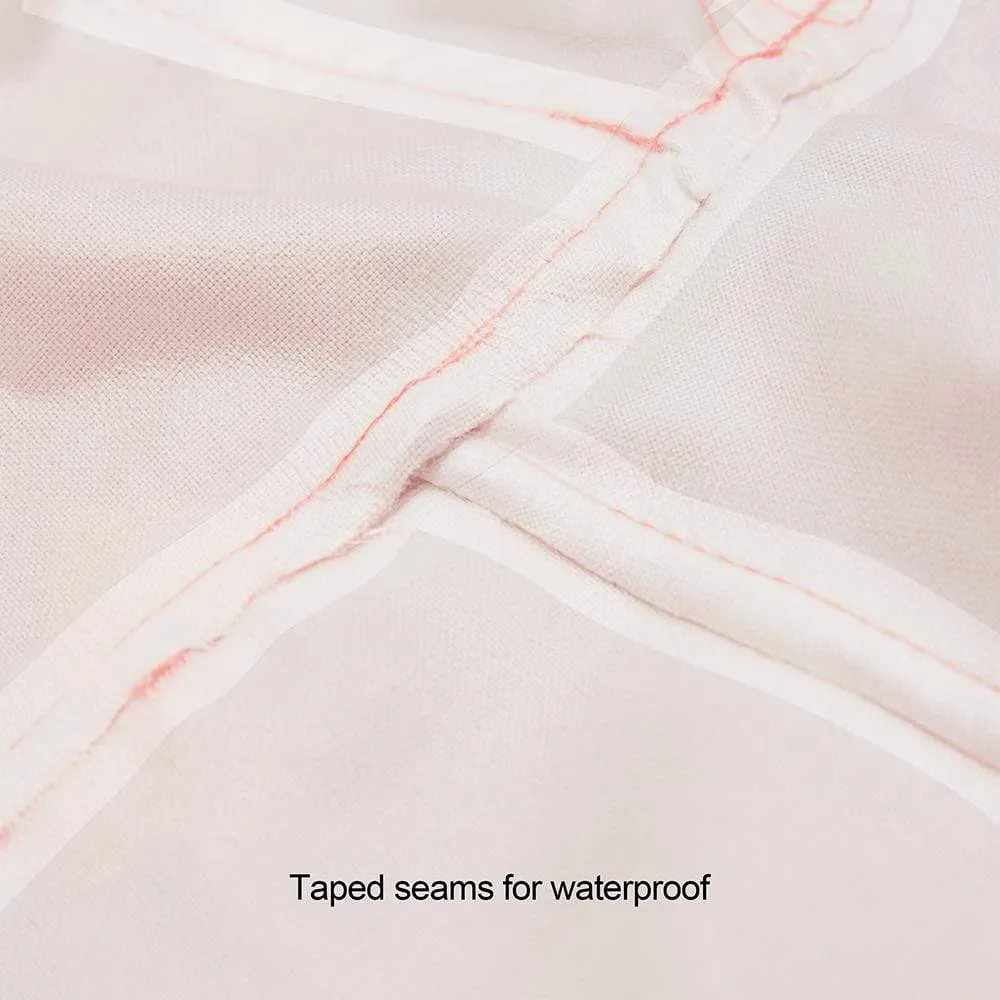 Waterproof Pink Reflective Dog Raincoat With 2 Legs For Pets